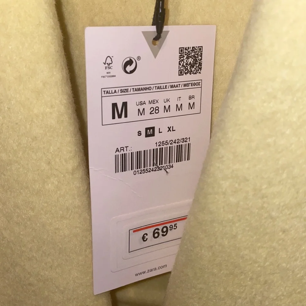 ZARA Runway oversized coat NWT - Picture 6 of 11